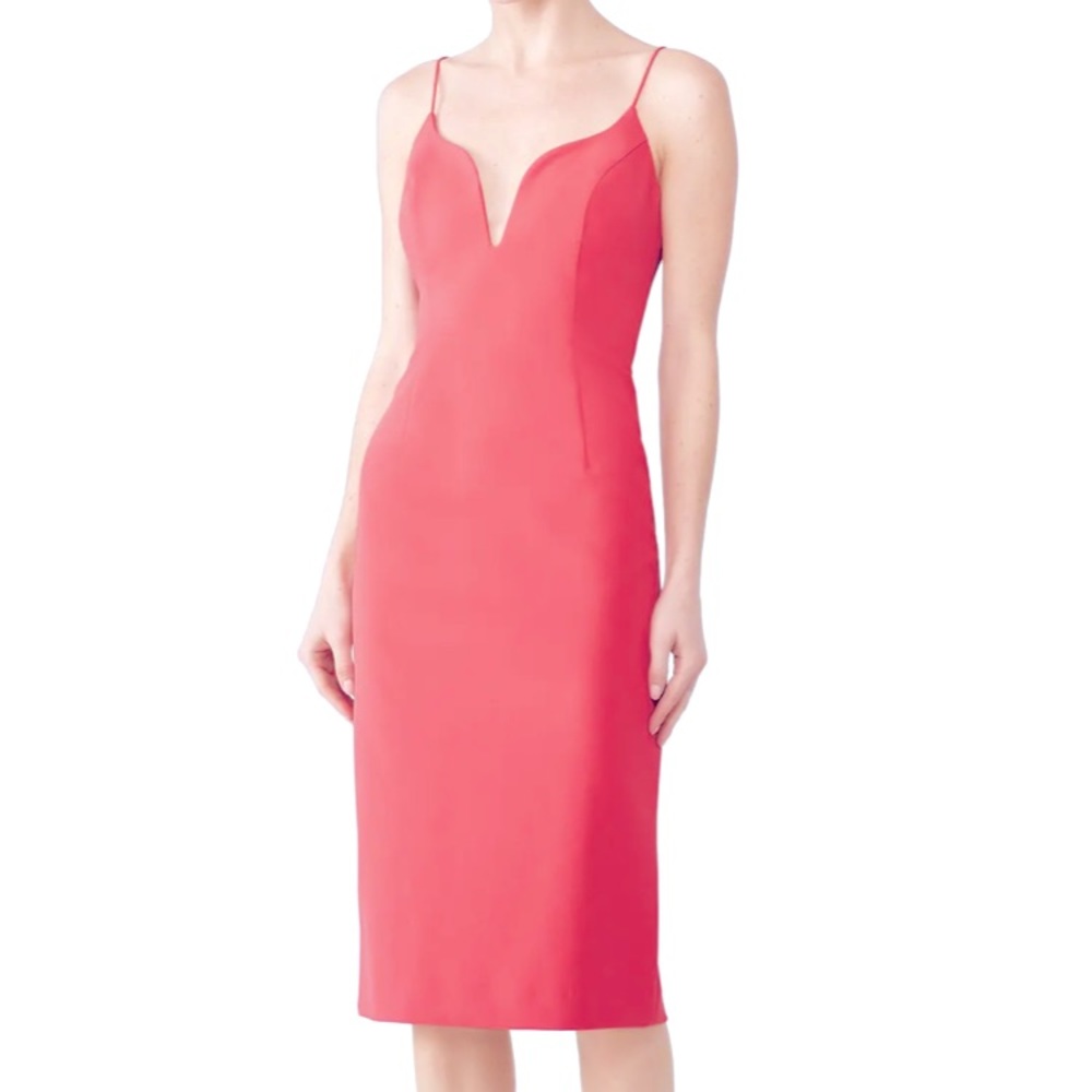 Jill Jill Stuart GORGEOUS hot pink bodycon dress